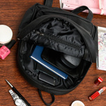 Damski plecak skórzany Beltimore czarny