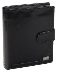 wytworny biznesowy portfel męski z ochroną RFID