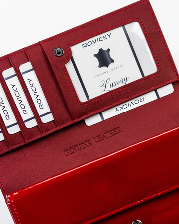 Duży, klasyczny portfel z klapą na zatrzask — Cavaldi