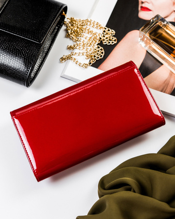 Duży, klasyczny portfel z klapą na zatrzask — Cavaldi