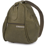 Mały plecak damski i torebka. Skóra naturalna. Zielony