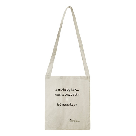 Torba bawełniana na zakupy A4 ekologiczna z nadrukiem