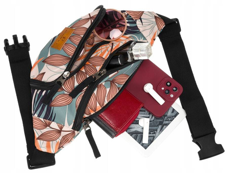 Nerka damska saszetka na biodra Kolorowa 05