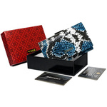 Elegancki portfel damski z modnym wzorem Cavaldi