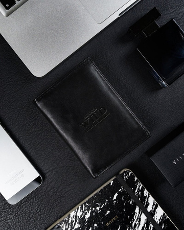 Skórzany portfel męski pionowy z rozbudowanym wnętrzem i RFID — Always Wild