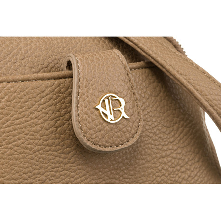 Mini torebka na telefon, portfel i klucze. Beżowa