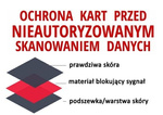 wytworny biznesowy portfel męski z ochroną RFID