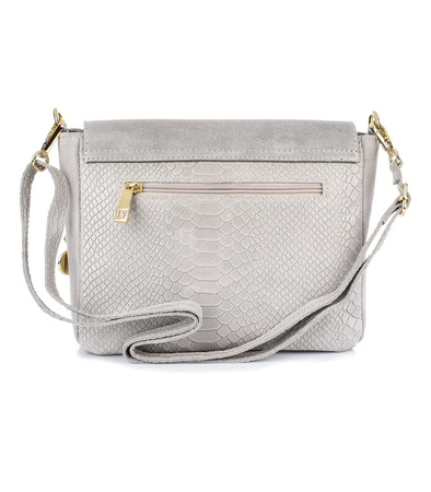 Włoska skórzana torebka listonoszka Vera Pelle