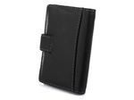 Solidne skórzane etui na karty wizytówki z RFiD
