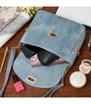 Włoska skórzana torebka listonoszka Vera Pelle