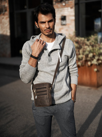 TORBA MĘSKA Z WYSOKIEJ JAKOŚCI SKÓRY NATURALNJE ALWAYS WILD HQ