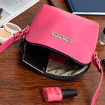 Wizytowa różowa torebka skórzana Beltimore