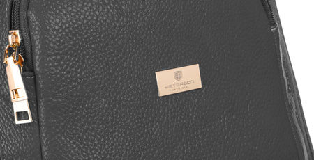 Szary plecak damski miejski A4