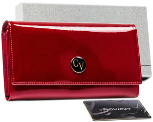 Duży, klasyczny portfel z klapą na zatrzask — Cavaldi