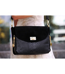 Włoska skórzana torebka listonoszka Vera Pelle