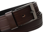 Brązowy pasek męski skóra naturalna klamra Rovicky