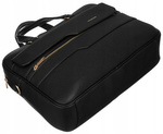Elegancka Torba na laptopa Damska. Czarna
