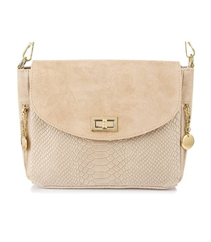 Włoska skórzana torebka listonoszka Vera Pelle