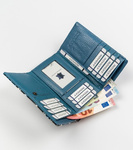 Elegancki portfel damski z modnym wzorem Cavaldi