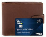 wytworny biznesowy portfel męski z ochroną RFID