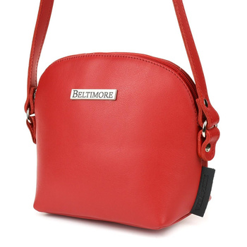 Wizytowa czerwona torebka skórzana Beltimore