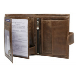 Portfel męski skórzany N4L-MVTB BROWN