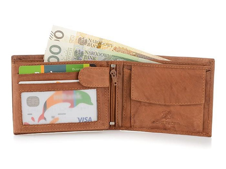 WIŚNIOWY MĘSKI SKÓRZANY PORTFEL 992C BAG STREET 553