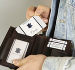 Skórzany portfel męski w stylu retro — Rovicky