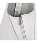 Biała Torebka Damska Duża Skórzana Worek