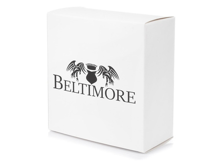 BELTIMORE pasek ze skóry licowej naturalnej premium A36 czarny 105-120