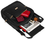 Czarny plecak damski miejski A4