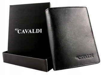 Portfel męski skórzany 4 u Cavaldi 0001-BS