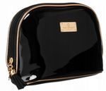 Kosmetyczka Damska CZARNA na suwak. Wodoodporna.