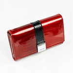 LUKSUSOWY PORTFEL DAMSKI SKÓRZANY KLASA PREMIUM HQ