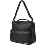 Duża męska skórzana czarna listonoszka Beltimore