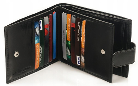 wytworny biznesowy portfel męski z ochroną RFID