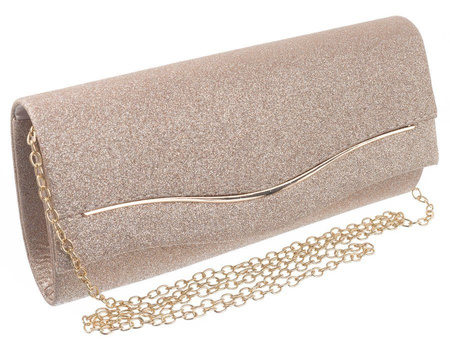 Lorenti poręczna wizytowa torebka do ręki łańcuszek