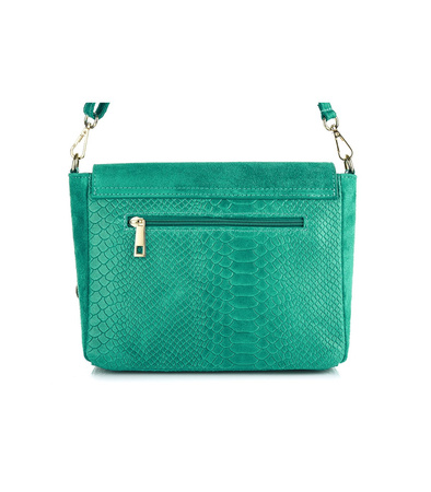 Włoska skórzana torebka listonoszka Vera Pelle