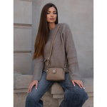 Mini torebka na telefon, portfel i klucze. Beżowa