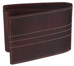 nietuzinkowy męski portfel skórzany skóra bawola