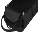 Elegancka mała kosmetyczka damska skórzana CZARNA. Na prezent.