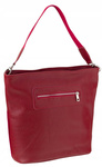 Czerwona pojemna skórzana torebka damska RovickyA4