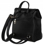 Mały plecak damski czarny. Elegancki niczym torebka