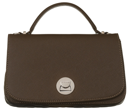 Modna damska listonoszka crossbody z rączką KHAKI torebka z ekoskóry