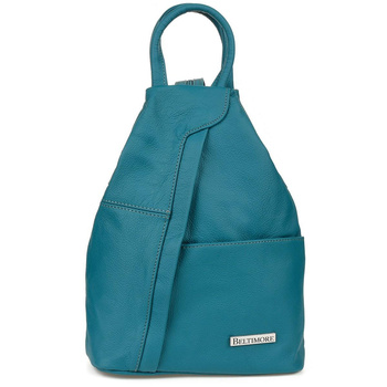 Morski skórzany miejski plecak damski Beltimore