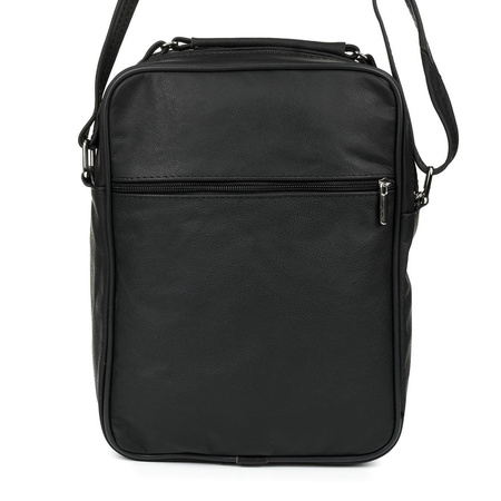 Męska torba skórzana raportówka poręczna czarna Beltimore G68