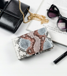 Elegancki portfel damski z modnym wzorem Cavaldi