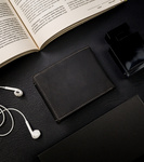 Cienki skórzany portfel męski RFID Buffalo Wild