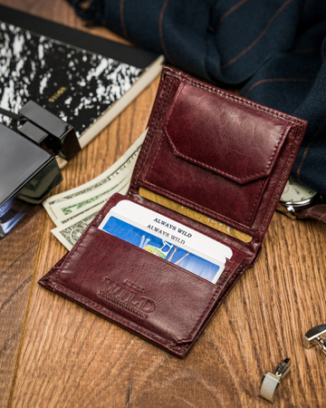 Portfel dla mężczyzn Always Wild® skórzany skóra