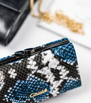 Elegancki portfel damski z modnym wzorem Cavaldi